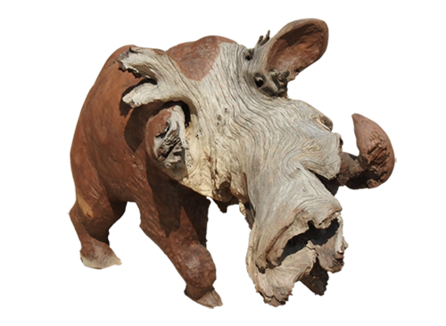 Mopane carving